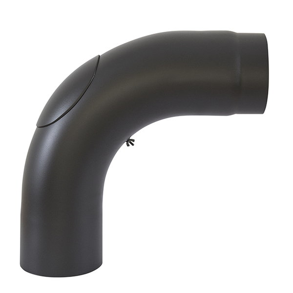 RØYKRØR Ø150 90GR HELBØYD M/L 45X45