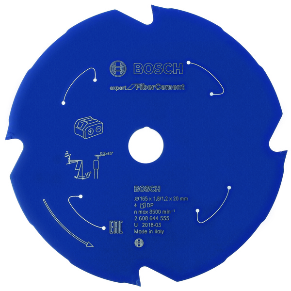 SIRKELSAGBL EXP ACCU FIBERCEM 190X3