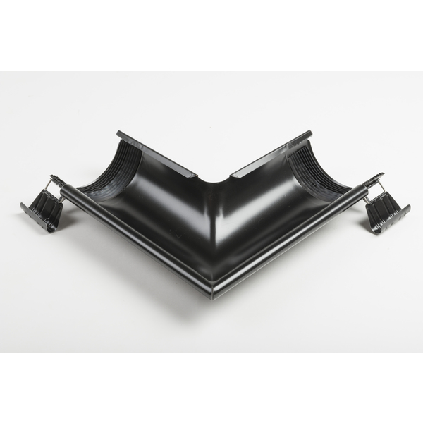 VINKEL UTV M/SKJØT STÅL 125MM SORT