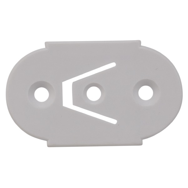 FESTEPLATE 1102 PLAST HVIT