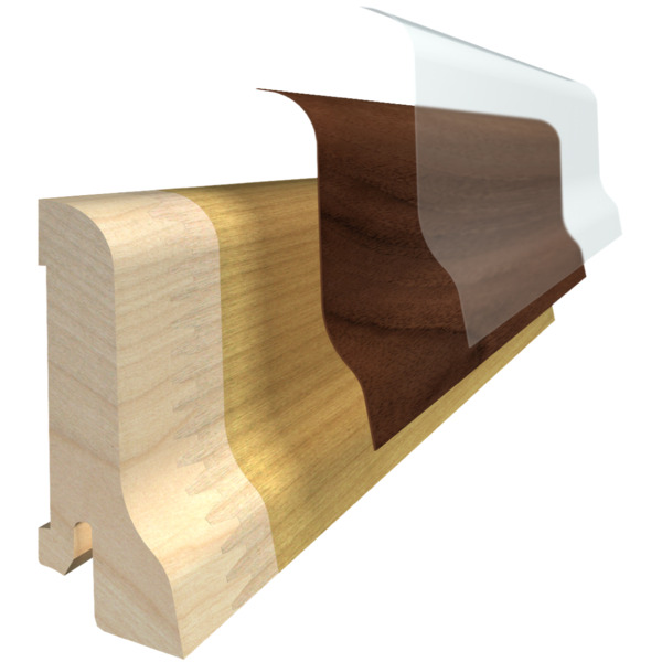 BJELIN NIVÅLIST VALNØTT  12X44 MM