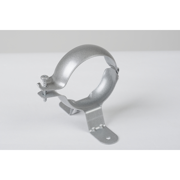 NEDLØPSKLAMME STÅL 75MM SILVER