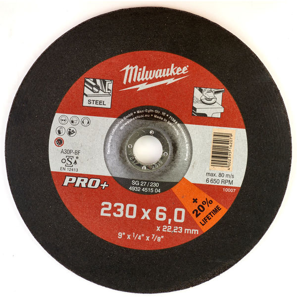 SLIPESKIVE METALL SG 27230X6 MILW