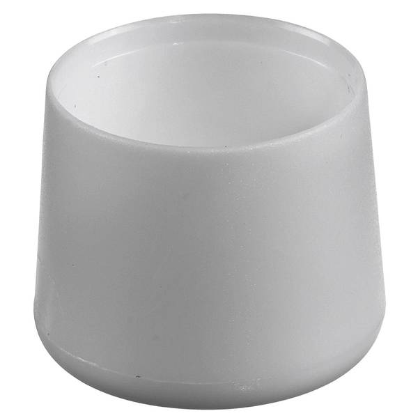 MØBELKNOTT PLAST RUND 19MM HVI
