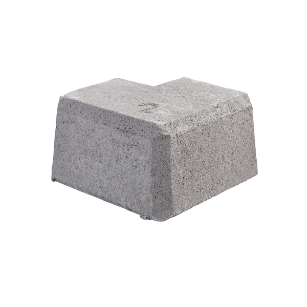 STØTTEMUR MINI GRÅ HJØRNE 2