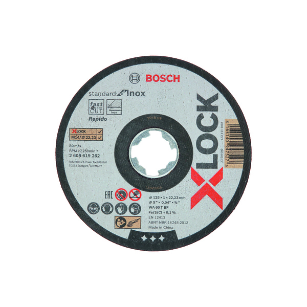 KAPPESKIVE X-LOCK STDI 125X22,2X1,0