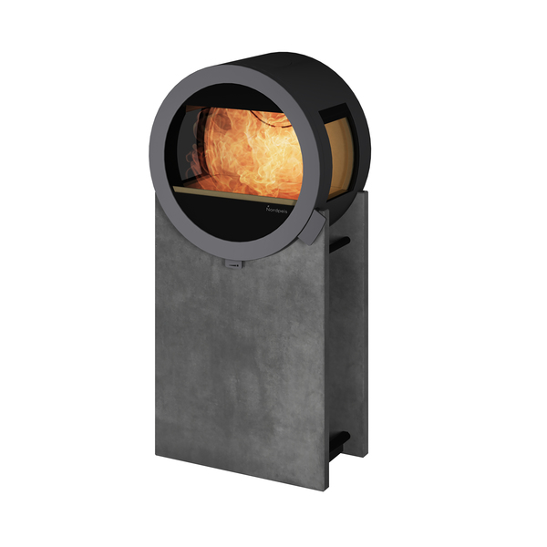 OVN ME CONCRETE MED SIDEGLASS