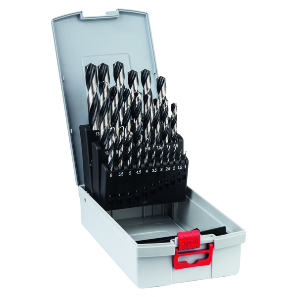 BOSCH METALLBORSETT POINTTEC HSS-R 1-13MM A25