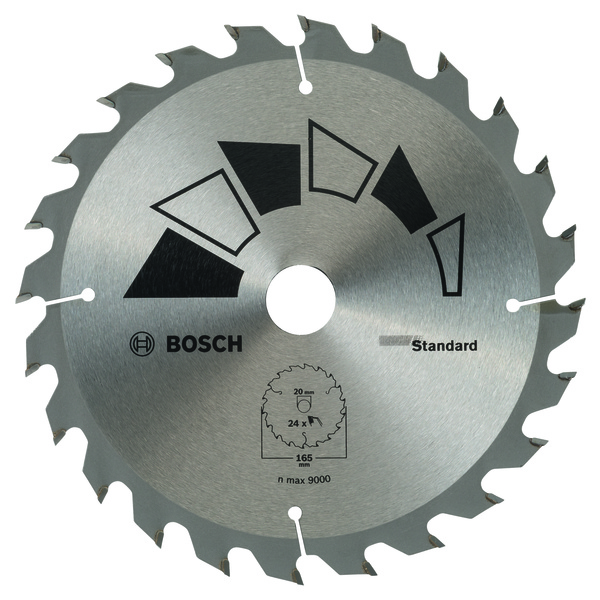 SIRKELSAGBL GT WO H 165X20-24MM