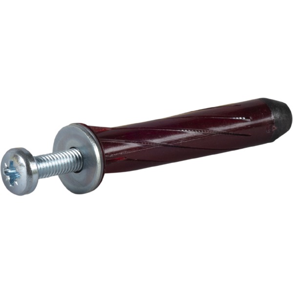 PLATEPLUGG GIPS ROSETT RØD A-4
