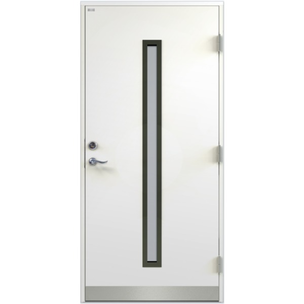 DØR YD RONJA HV KLART/SORT 9X21 H