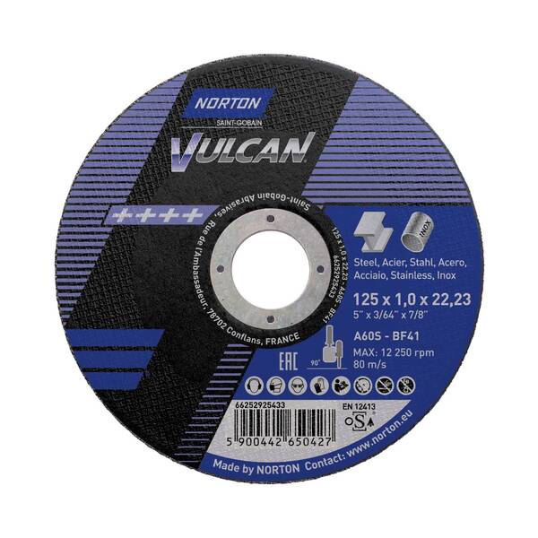 KAPPESKIVE 125X1,0X22 VULCAN