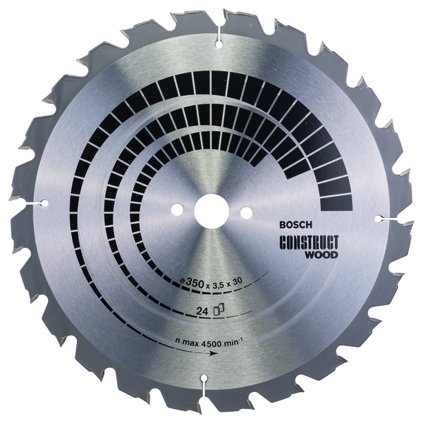 SIRKELSAGBL CONST WOOD Ø350X30 24FT