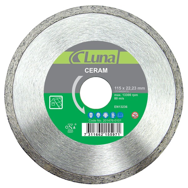DIAMANTBLAD 125X5X1,8X22 CER