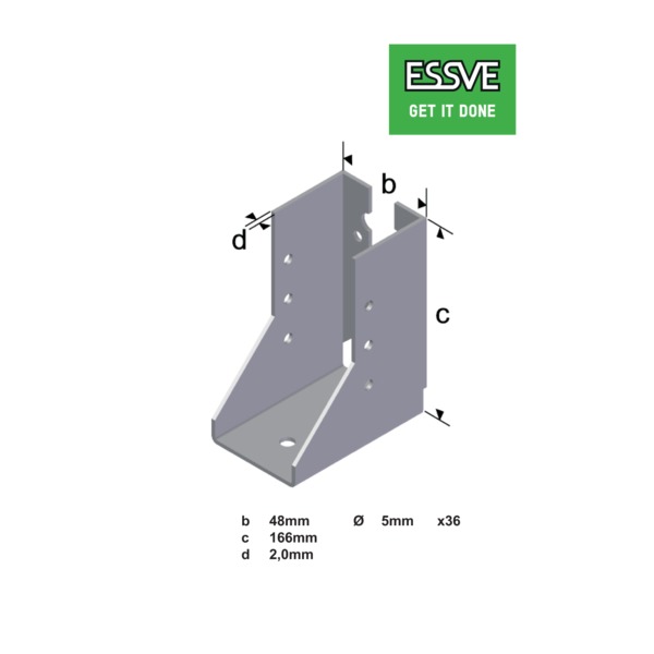 BJELKESKO INV FLIKER 48X166MM FZV