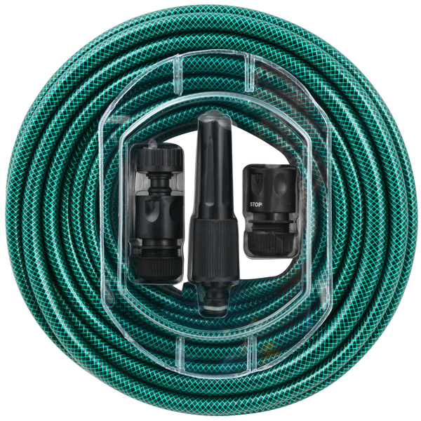 HAGESLANGE 1/2" 20M M/KOPLINGSSETT
