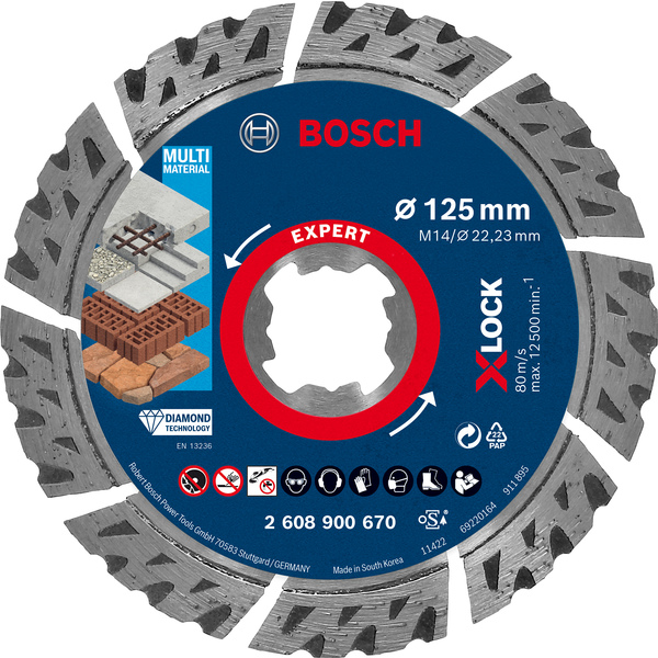 DIAMANTSKIVE XL MULTI 125MM