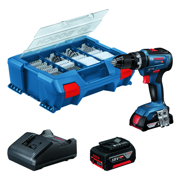 SLAGDRILL GSB 18V-55 2&4AH 82XTB