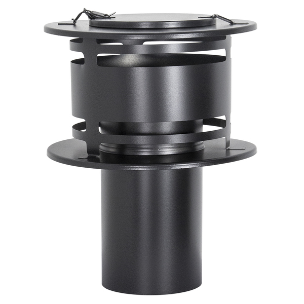 REGNHATT Ø150MM SVART