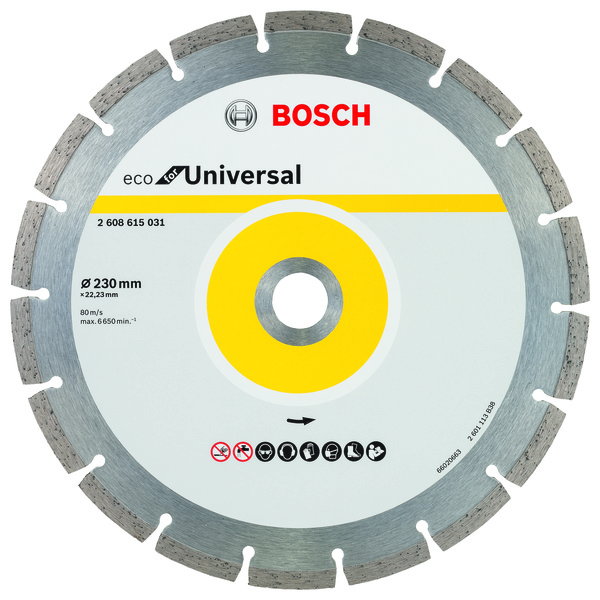DIAMANTSKIVE 230X22,25MM ECO UNIVER
