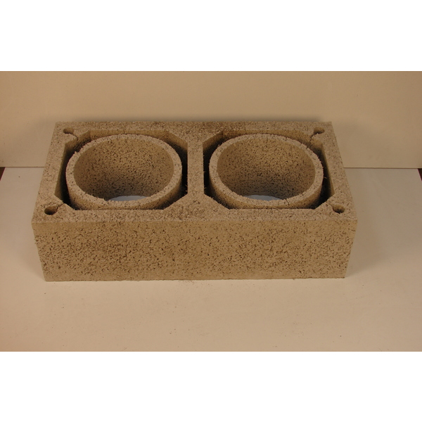 YTTERELEMENT 76X40X20,5 Ø16+Ø16 SV