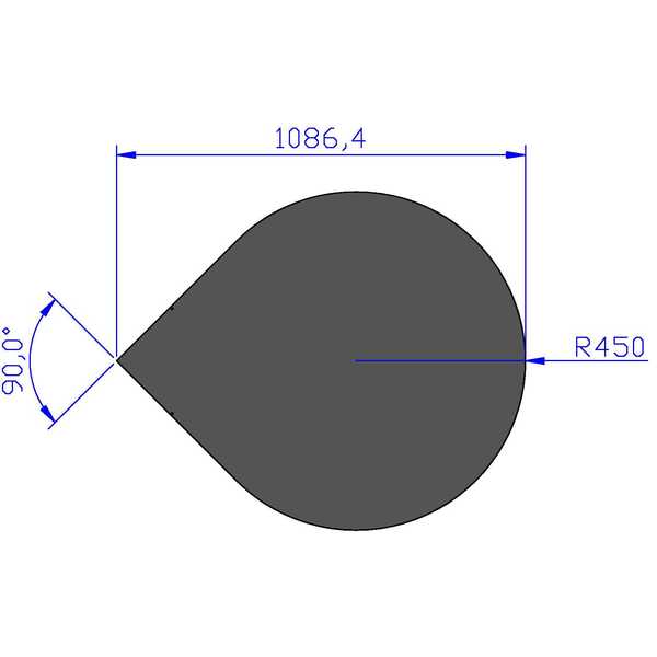 GULVPLATE JØTUL 900X1090 SORT LAKK