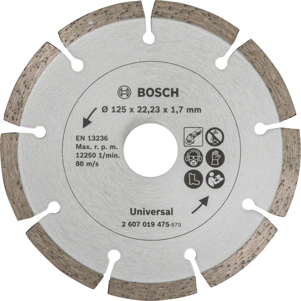 BOSCH Ø125 UNIV.DIAM.KAPPSKIVE DIAMANTBLAD