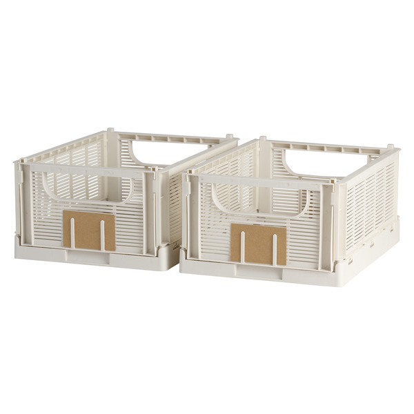 KASSE SAMMENLEGG 2STK 33X24,5 NATUR