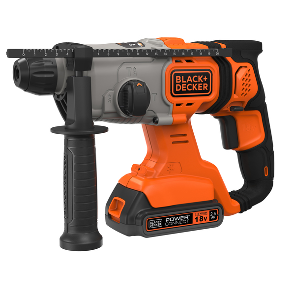 BORHAMMER 18V SDS+ 2X2.5AH BATTERI