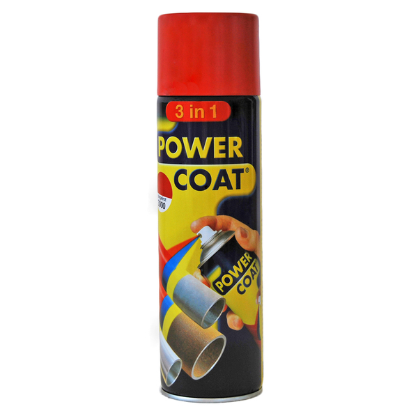 POWER COAT 3IN1 SPRAY FLAMMERØD