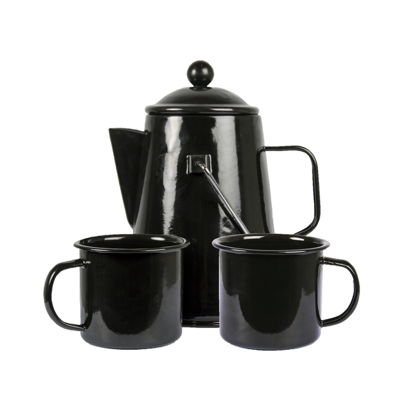 KAFFESETT EMALJERT