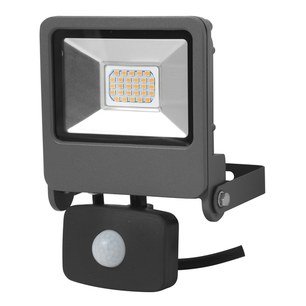 ARBEIDSLAMPE LED 20W M/SENSOR 3000K