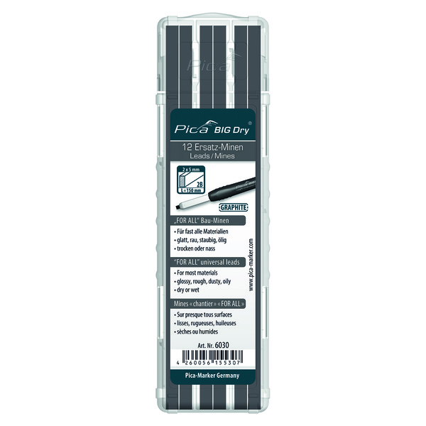 RESERVESTIFTER BIG-DRY GRAPHITE