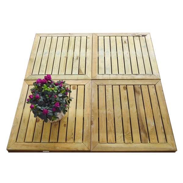 TREHELLE 60X60CM M/INNFELT RAMME