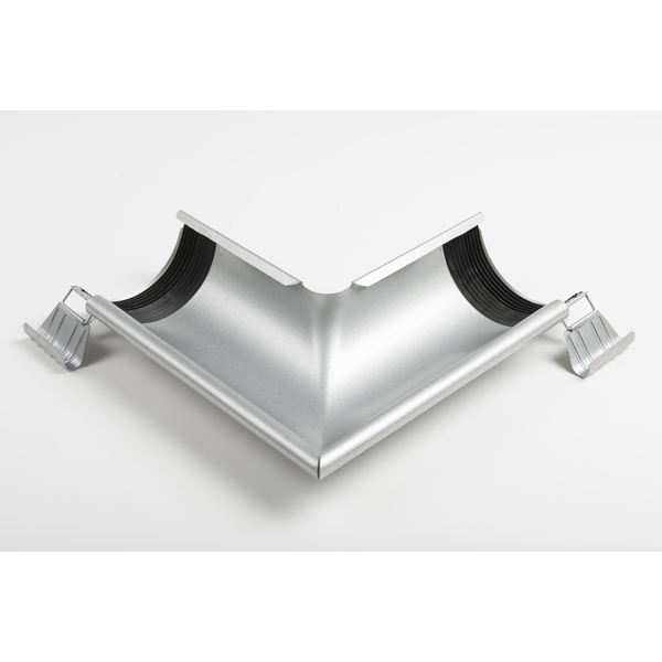 VINKEL UTV M/SKJØT ST 125MM SILVER