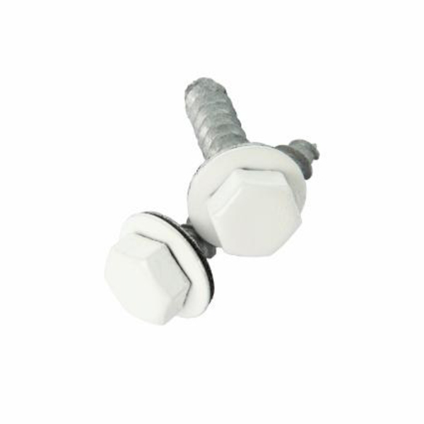 RKC SKRUESETT STOLPEFOT HVIT (8STK/PK) 