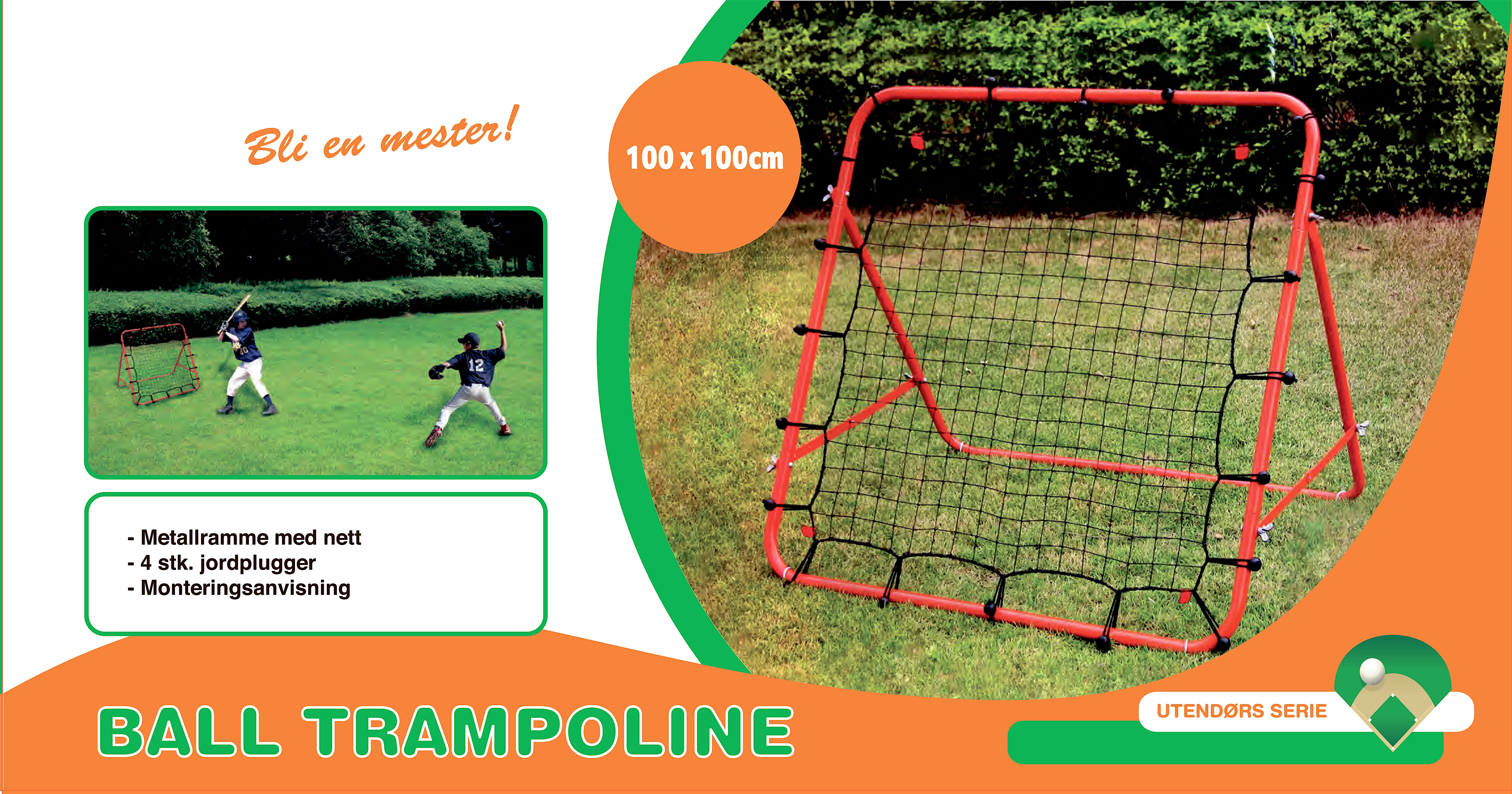 BALLTRAMPOLINE 1X1M