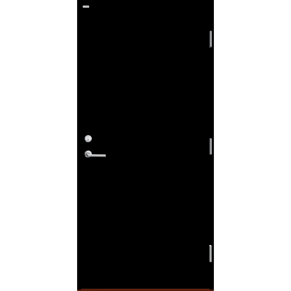 DØR YD ROSE TETT SORT 9X21 H