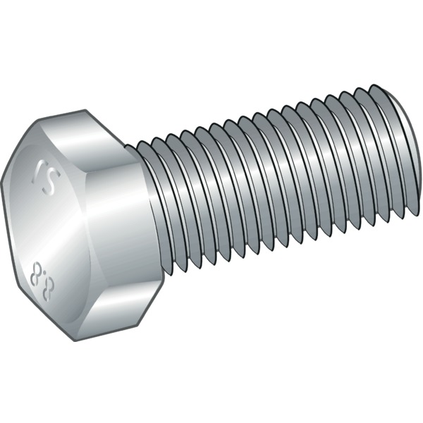 SEKSKANTSKRUE DG M12X180 FZV A-20