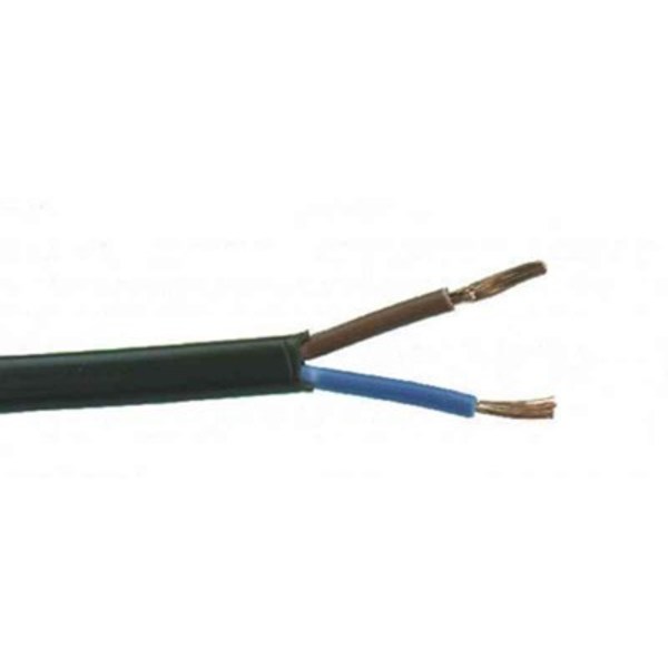 KABEL PL 2X0.75 10M SVART