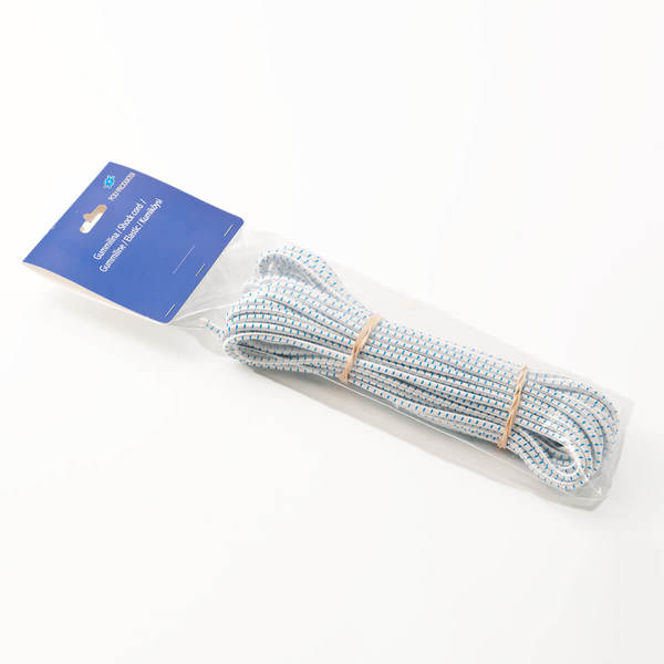 GUMMILINE -STRIKK 6MM 15M HVIT