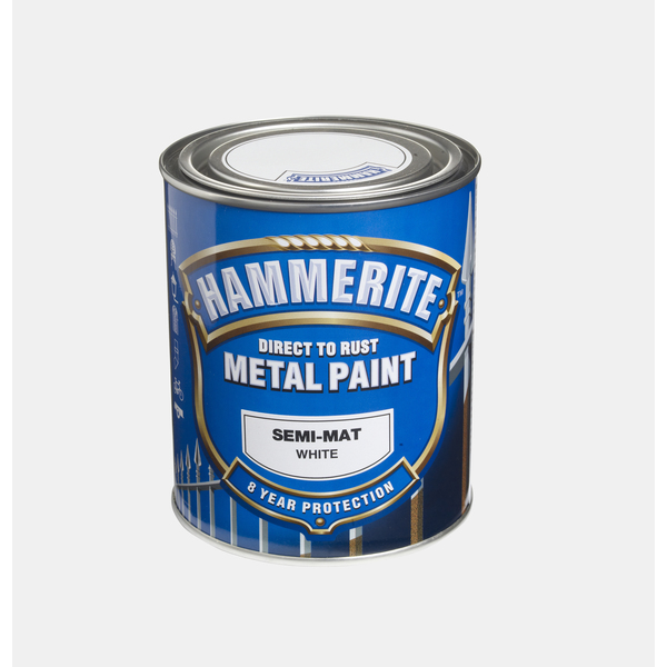 HAMMERITE SEMI-MAT HVIT 0,75L
