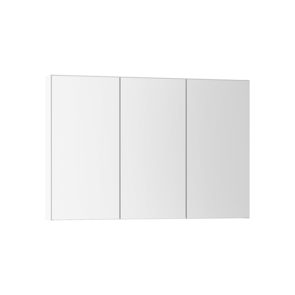 SPEILSKAP 100 CM AQA HVIT MATT