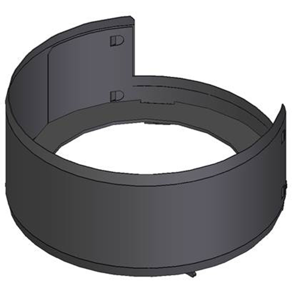 MANSJETT Ø226 TL KPL SVART