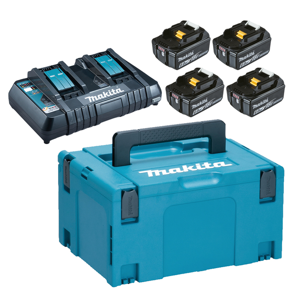 BATTERISETT 4X18V 6,0AH 198091-4