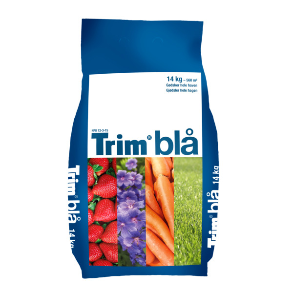 GJØDSEL TRIM BLÅ 14 KG