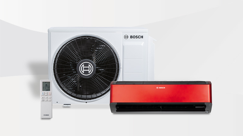 Bosch Climate 8100i Rød set 65, 6,5kW komplett