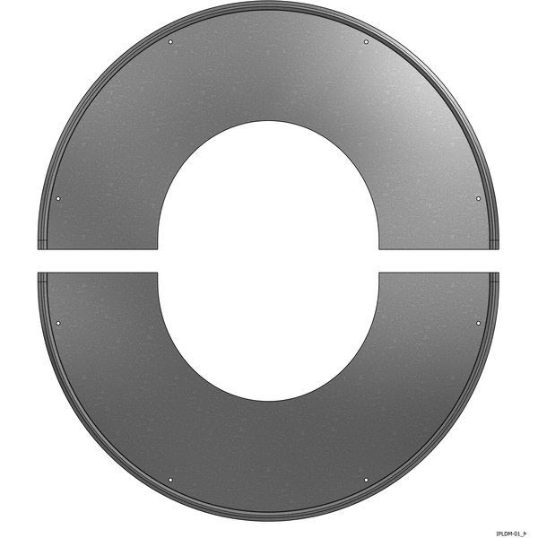 DEKKPLATE Ø150/COMB 41-45GR HALV BP