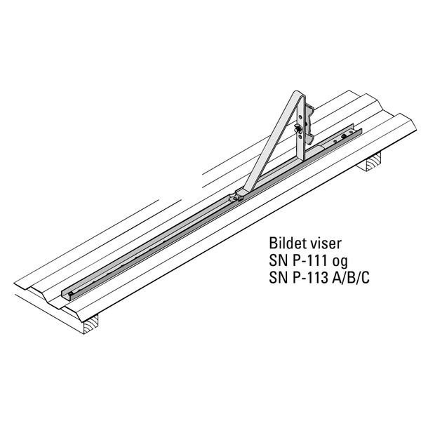 KONSOLLFORLENGER SN P-113A SORT