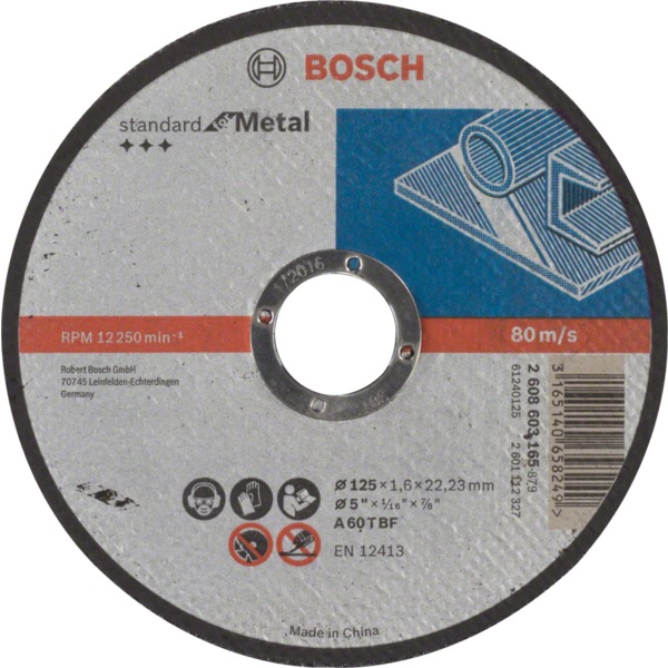 KAPPESKIVE METALL 125X1,6MM STD